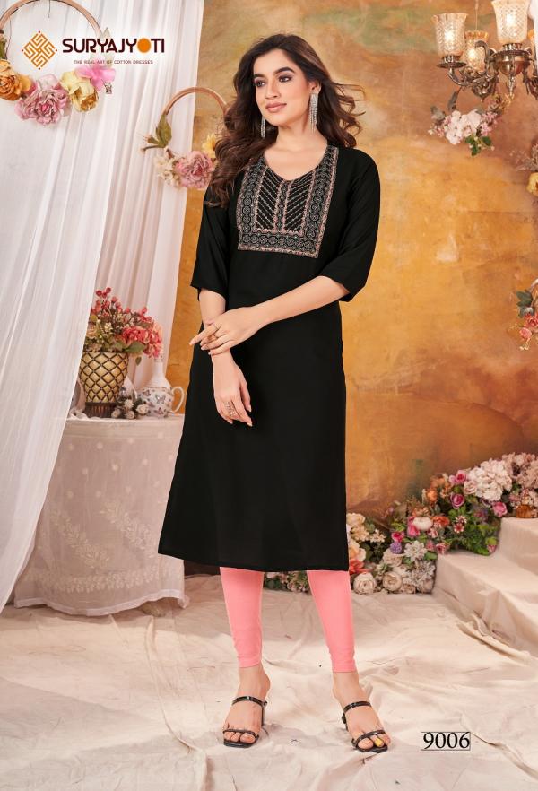 Suryajyoti Nirja Advance Vol-9- Straight Kurtis